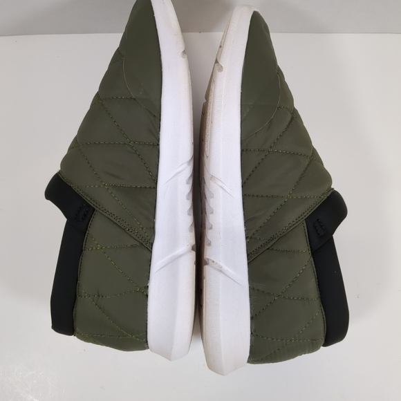 London Fog Kellie Women's Olive Green /Black Quilted Slip-On Shoes S-9M - Picture 5 of 9